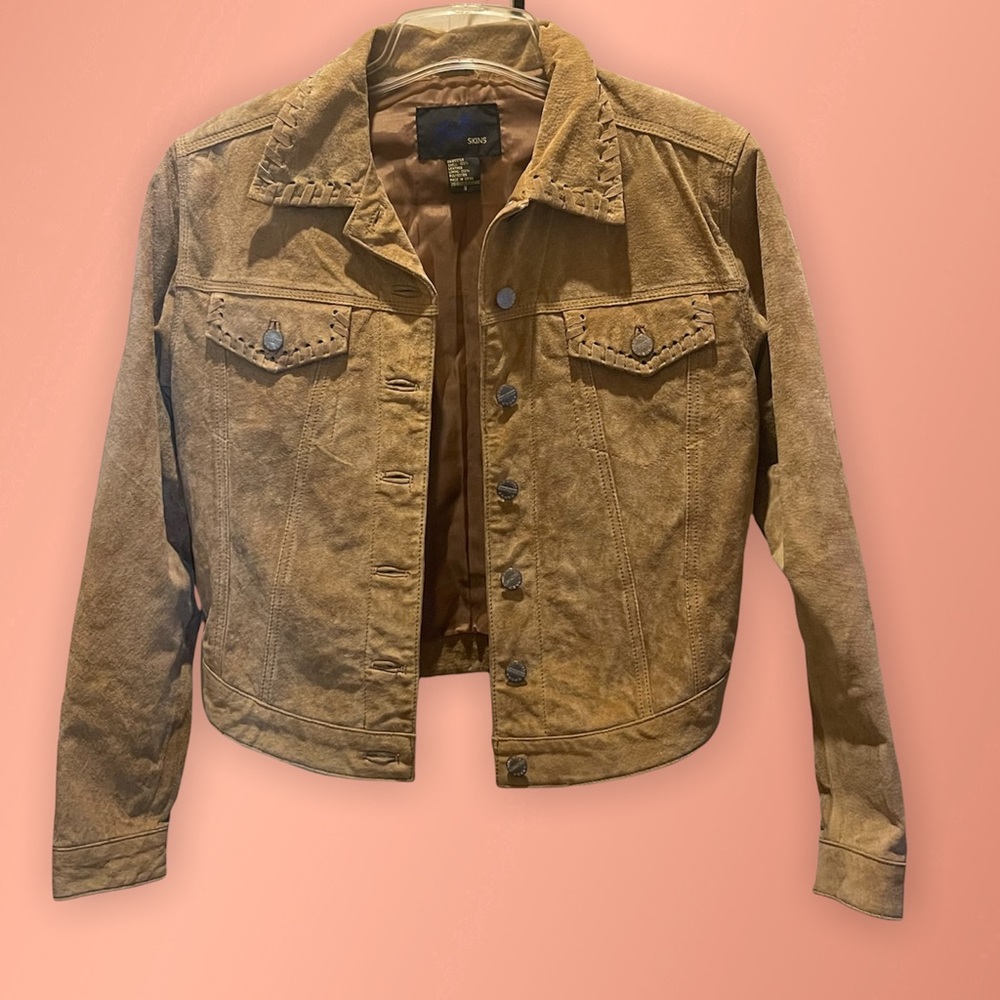 JOUJOU SKINS -FITTED TAN LEATHER JACKET